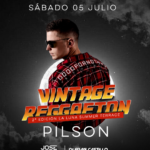 Vintage Reggaetón - PILSON LOGO GALAXY FIESTA JULIO LA LUNA