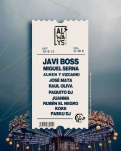 ALLWAYS REMEMBER PARTY - FERIA 2025 AGOSTO