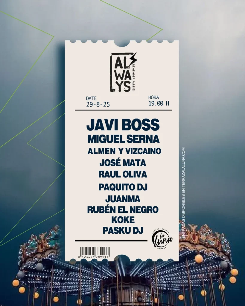 ALLWAYS REMEMBER PARTY - FERIA 2025 AGOSTO